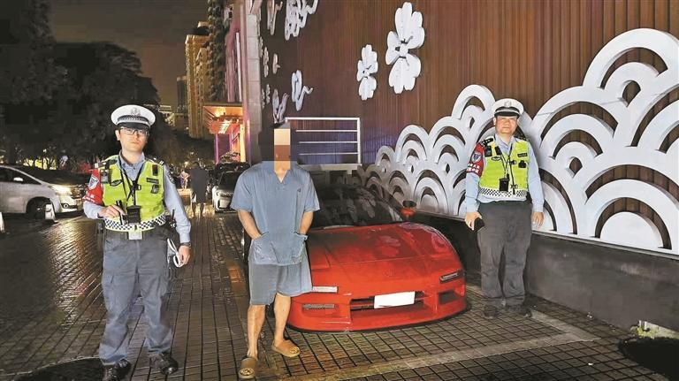 4人组团飙车“炸街”被行拘